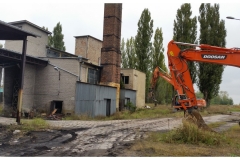 Rozbiórka dwóch kotłowni w Krzesinach